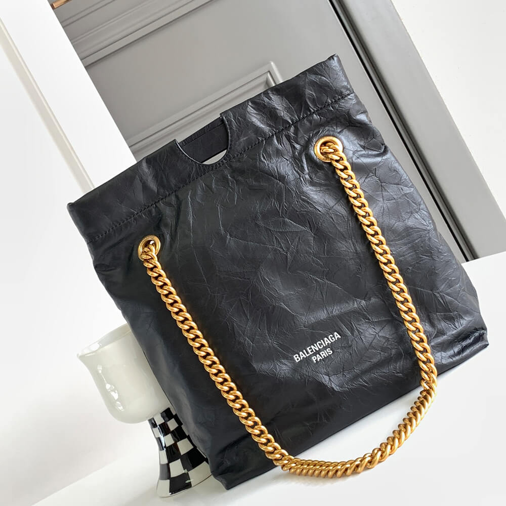 Balenciaga Women s Crush Tote Bag Small(HIGH-END GRADE)